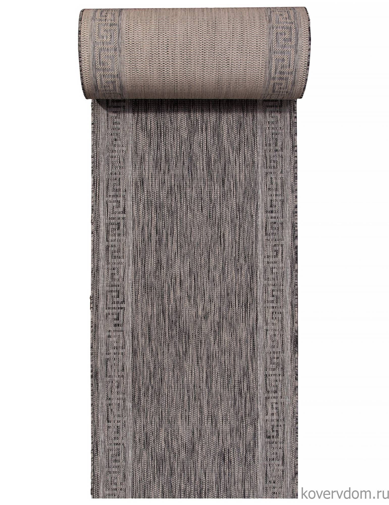 Ковровая дорожка циновка VEGAS S002 DARK GRAY/Темно-серая