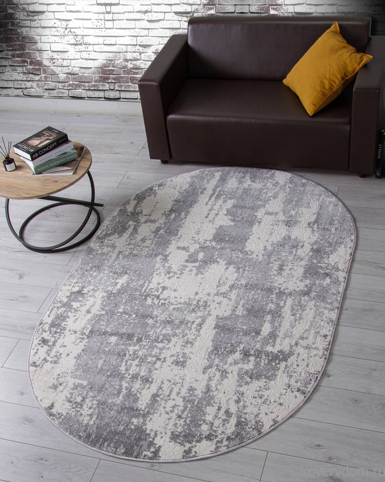 Ковер NATUREL F229 GRAY Овал