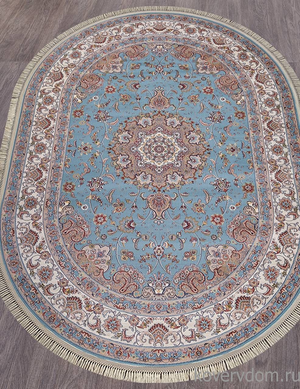 Ковер ARAVIA D158 BLUE Овал Ковер ARAVIA D158 BLUE Овал