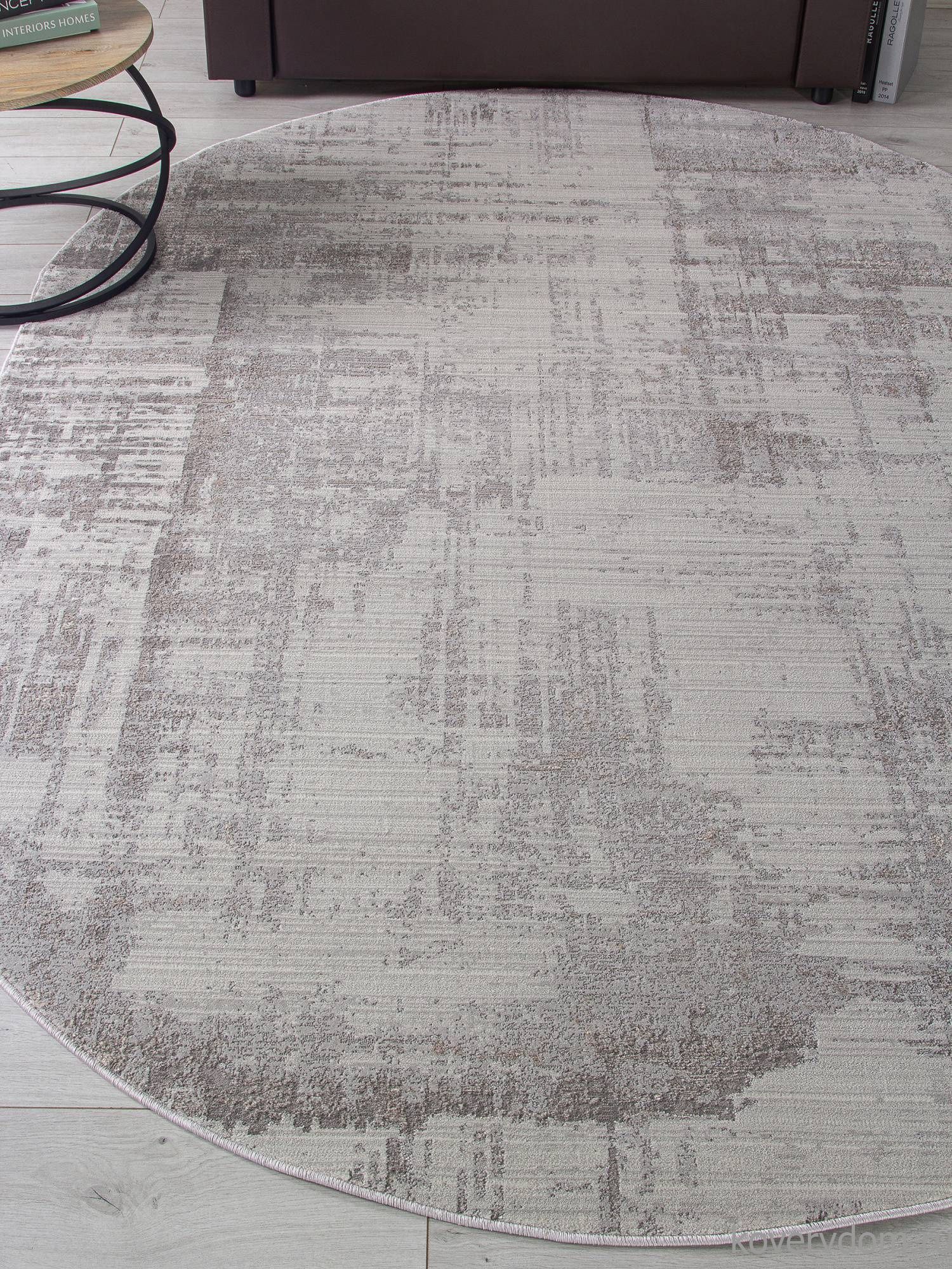 Ковер GRAFF F237 GRAY-BEIGE Овал