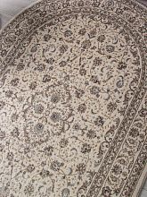 Однотонный ковер VALENCIA DELUXE F014 CREAM Овал