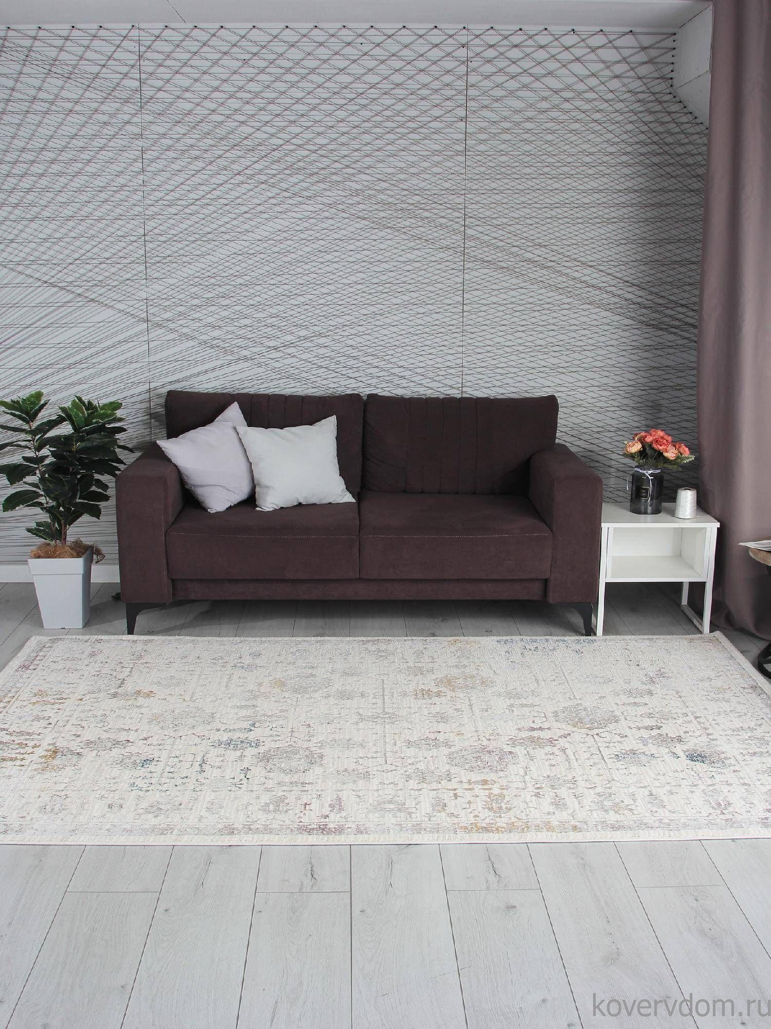 Ковер LILY 9308C S.WHITE / P.CREAM