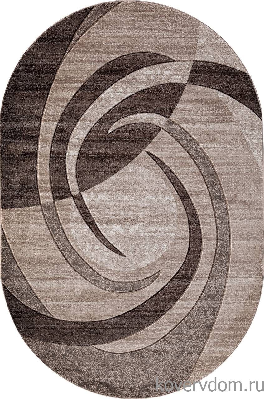 Ковер MEGA CARVING D264 BEIGE Овал