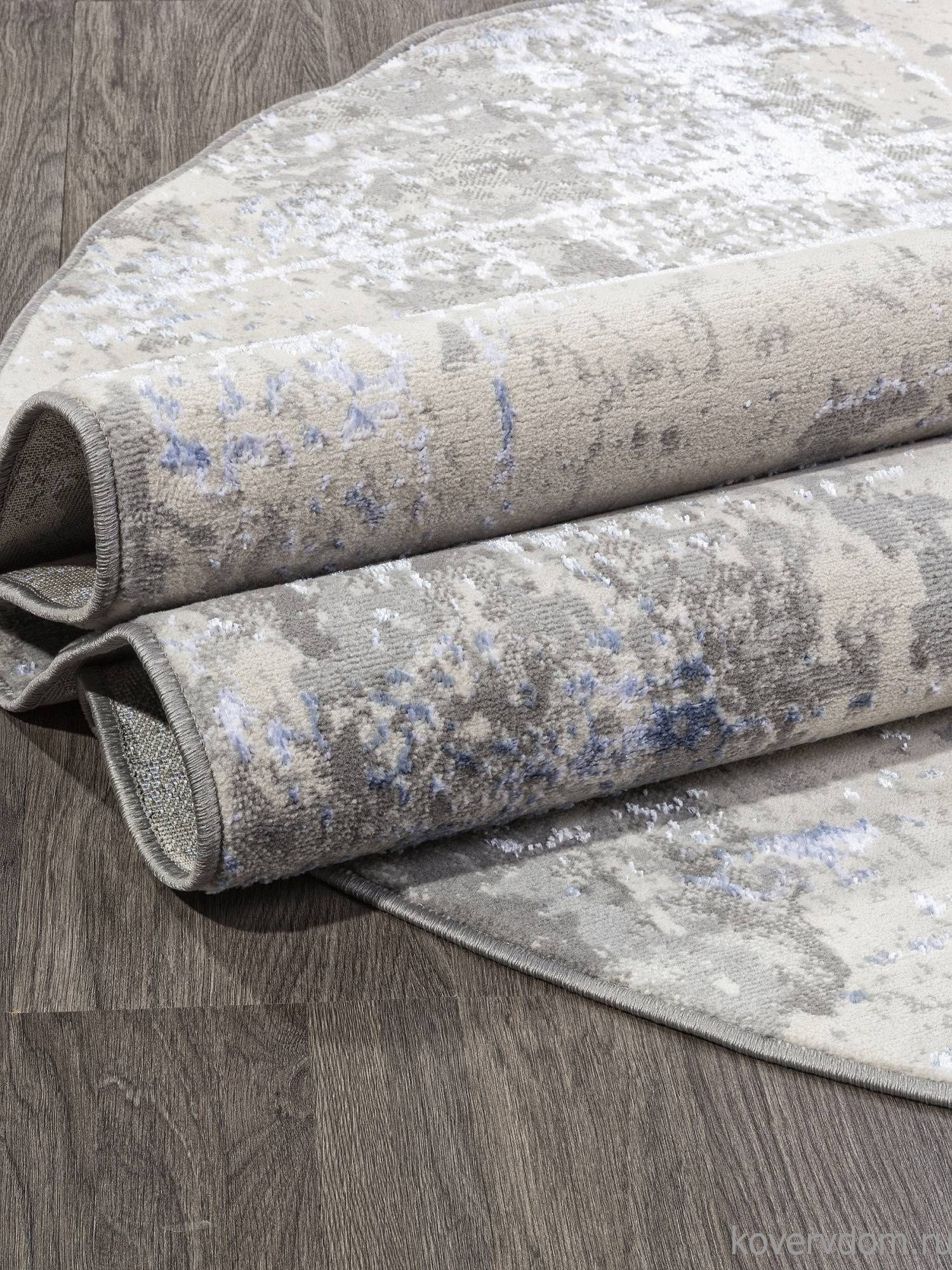 Ковер LIMAN F169 CREAM-BLUE Овал