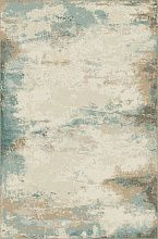 Пушистый ковер NIKA D994 BEIGE-BLUE