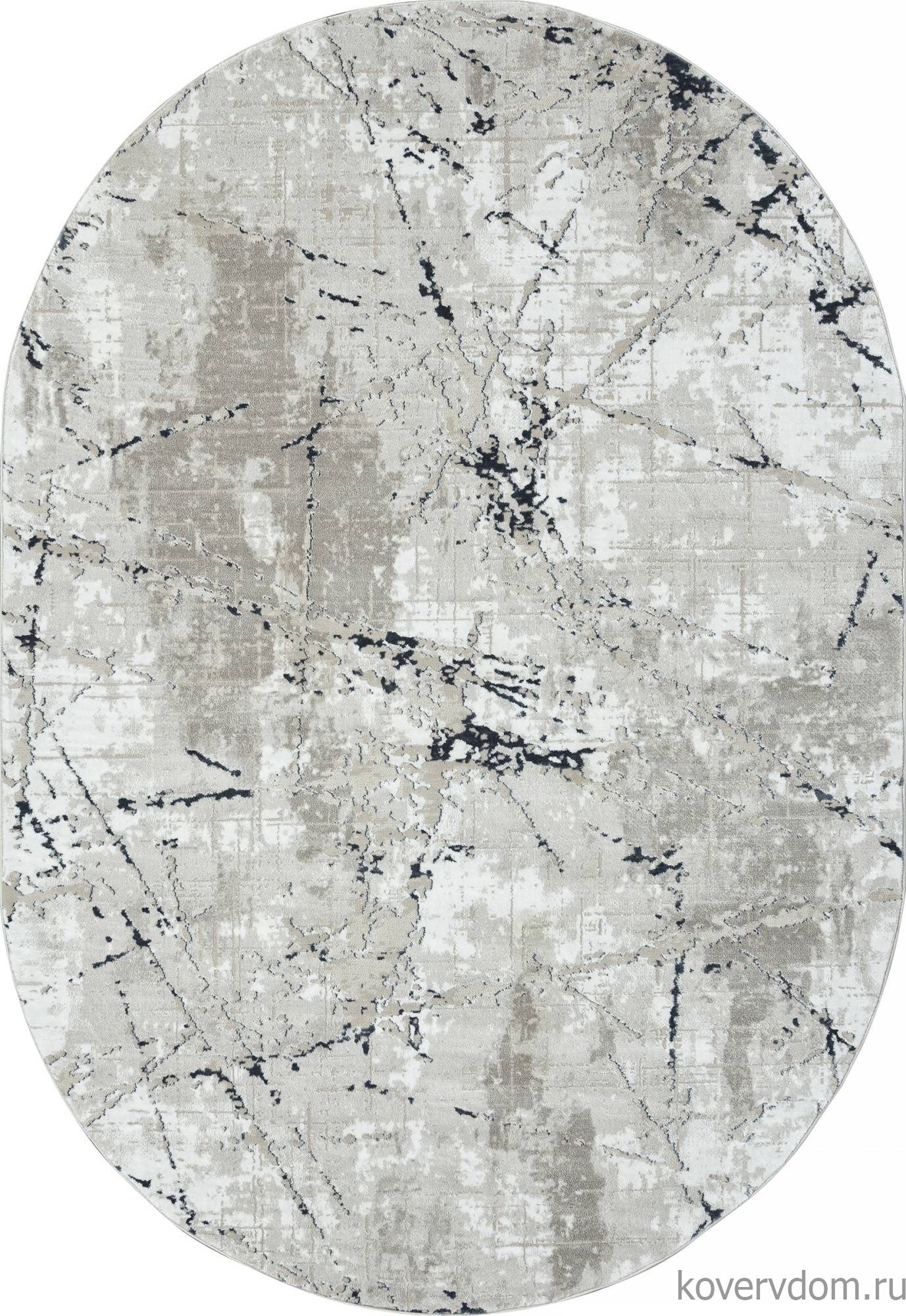 Ковер NENSI GL039D BROWN / BROWN Овал Ковер NENSI GL039D BROWN / BROWN Овал