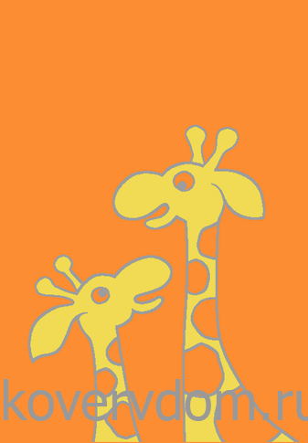 Детский ковер Жирафики оранж 3231-86