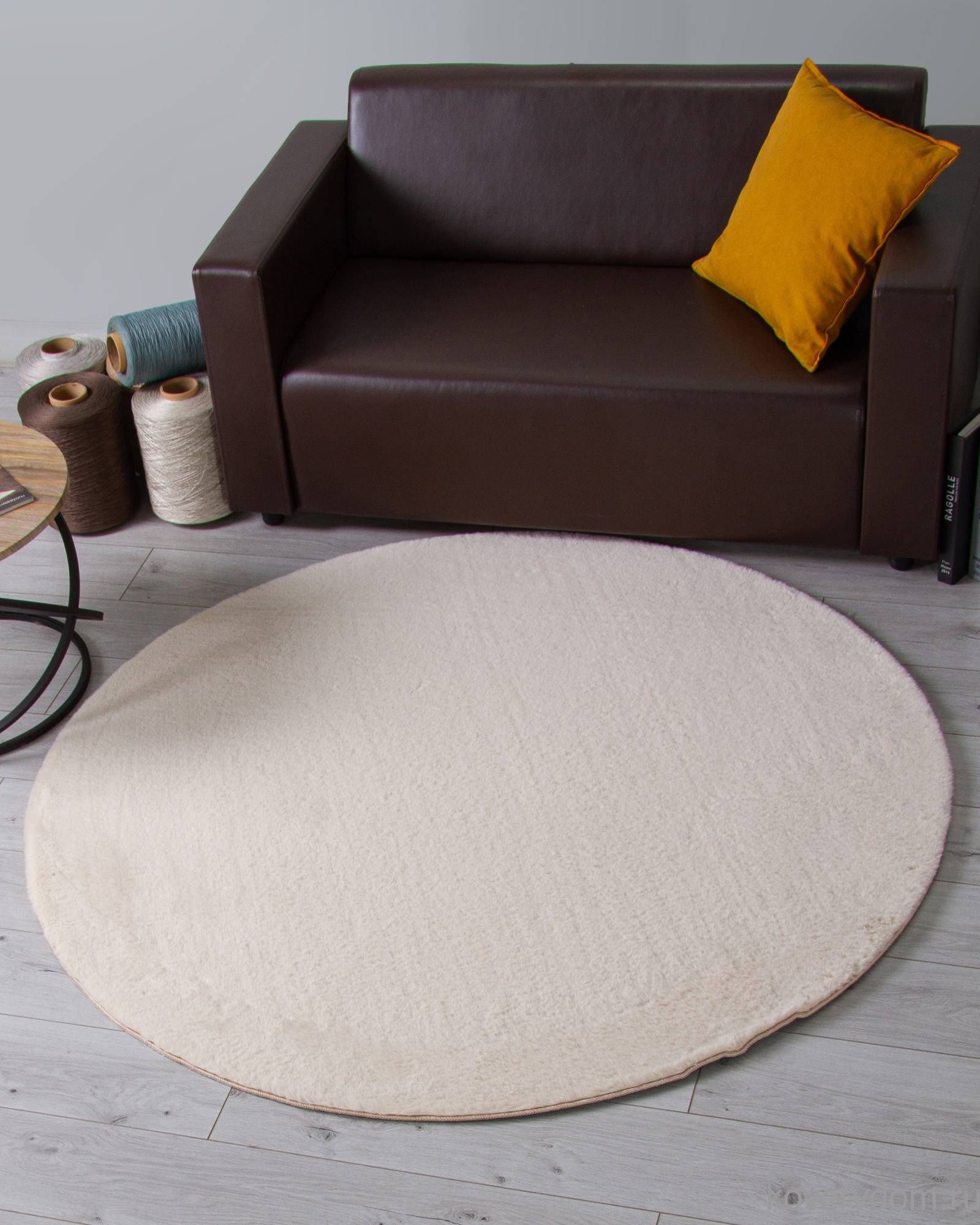 Ковер RABBIT LUXE PX2001 L.BEIGE Круг Ковер RABBIT LUXE PX2001 L.BEIGE Круг