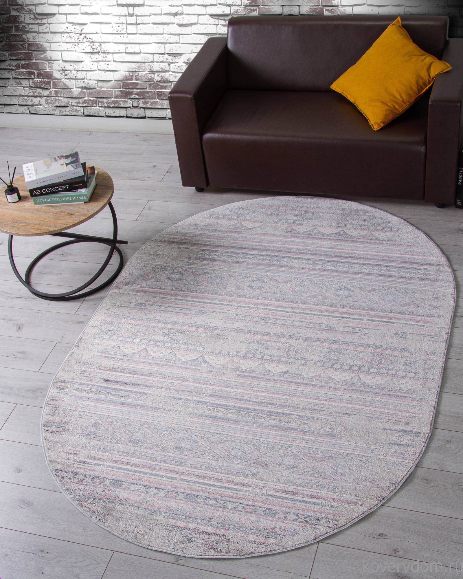 Ковер ZUMMA F260 PINK Овал Ковер ZUMMA F260 PINK Овал