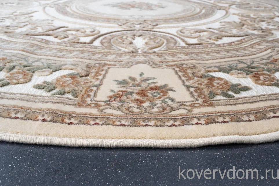 Рельефный ковер из вискозы GENOVA 38028 6262 60 КРУГ