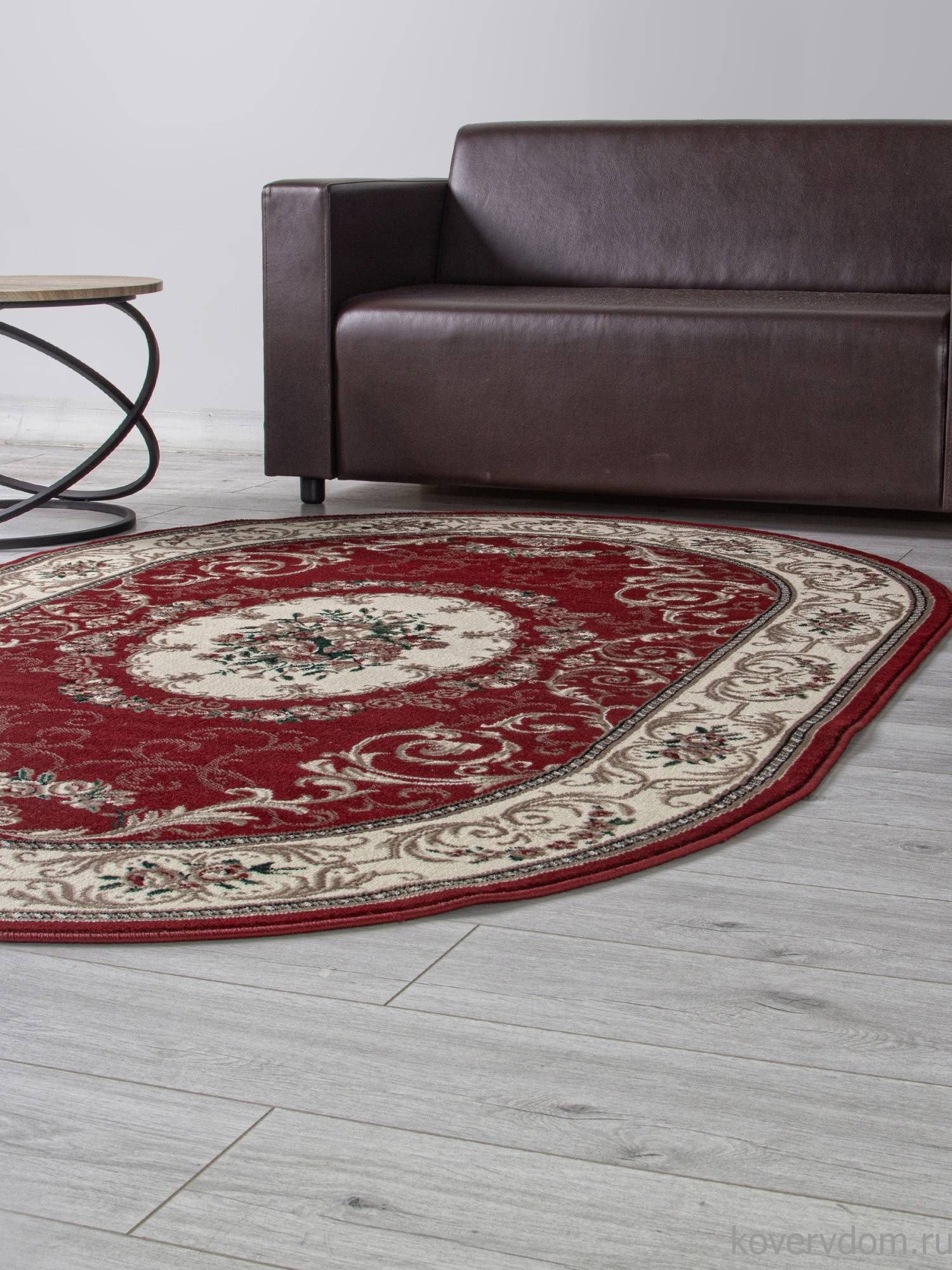 Ковер COLIZEY D066 RED Овал