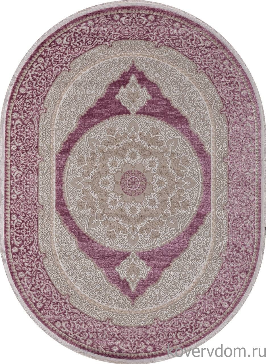 Ковер MOROCCO D763 PINK Овал