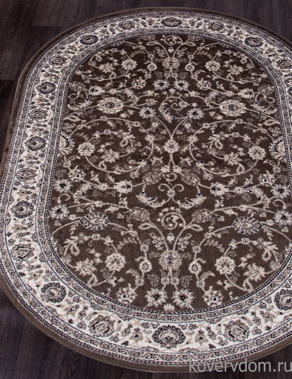 Ковер VALENCIA DELUXE D251 BROWN Овал Ковер VALENCIA DELUXE D251 BROWN Овал