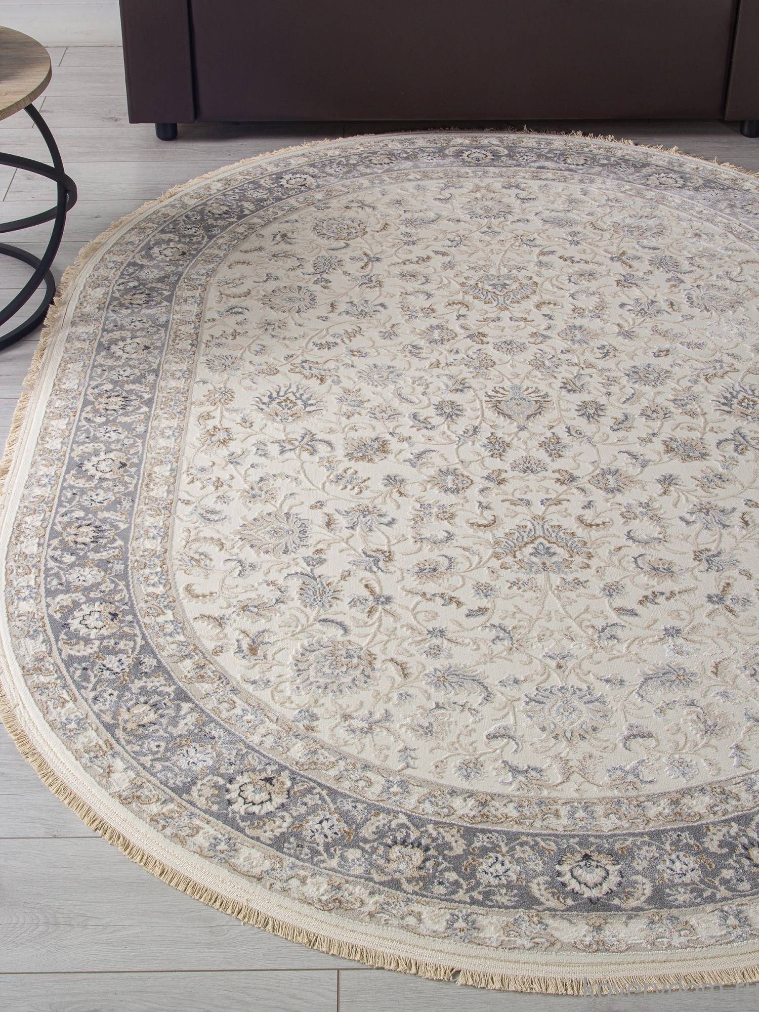 Ковер Jasmine 35831Z CREAM / L.GREY Овал