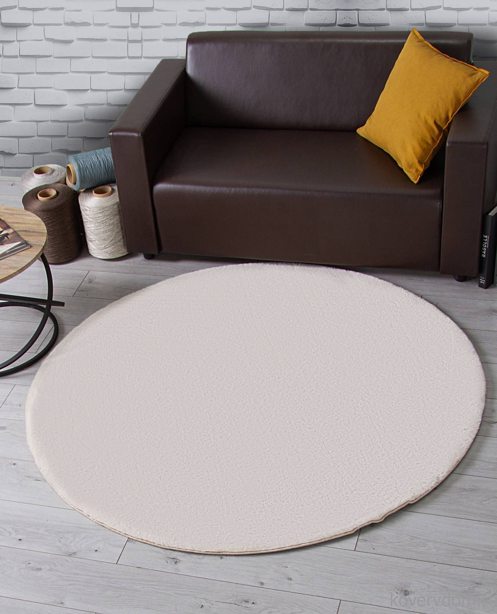 Ковер RABBIT LUXE PX2001 L.BEIGE Круг Ковер RABBIT LUXE PX2001 L.BEIGE Круг