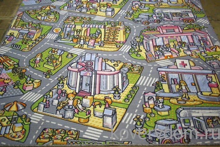 Детский ковер-палас Волшебник изумрудной страны