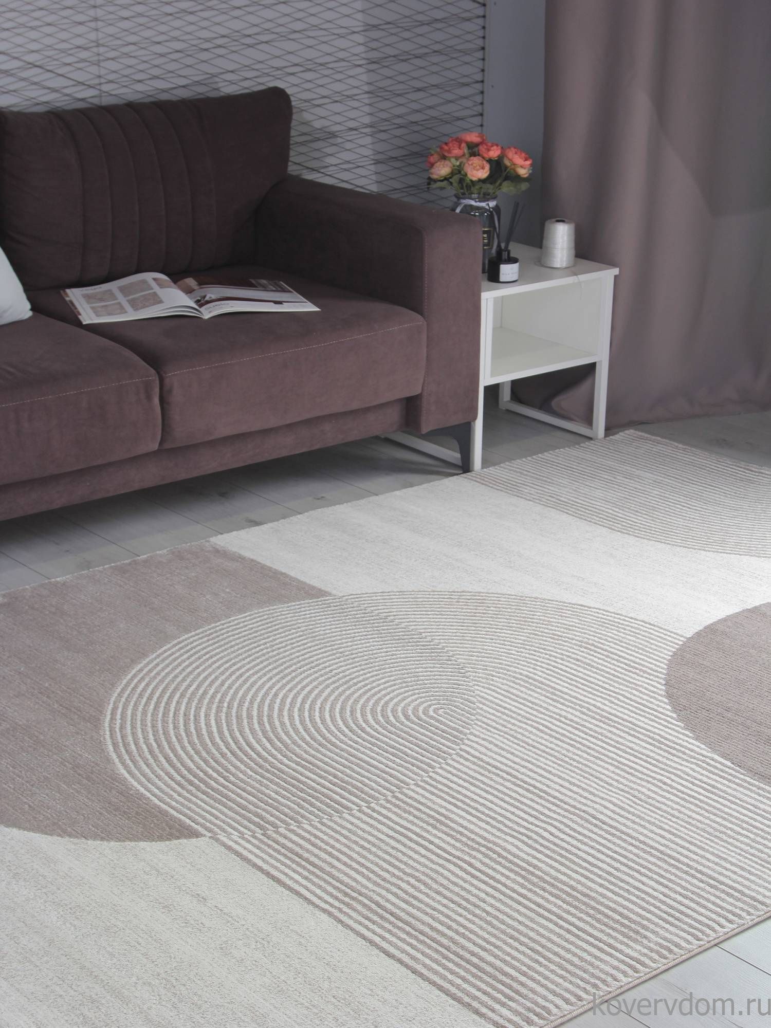 Ковер NENSI GL235B BROWN / BROWN