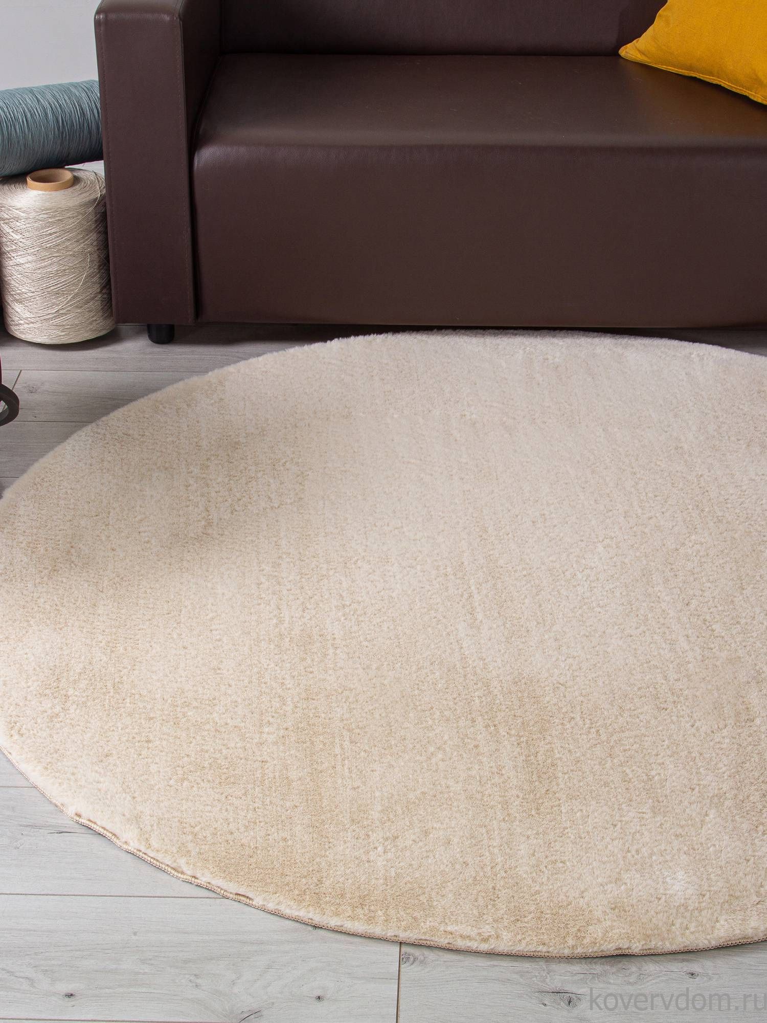 Ковер RABBIT LUXE PX2001 L.BEIGE Круг Ковер RABBIT LUXE PX2001 L.BEIGE Круг