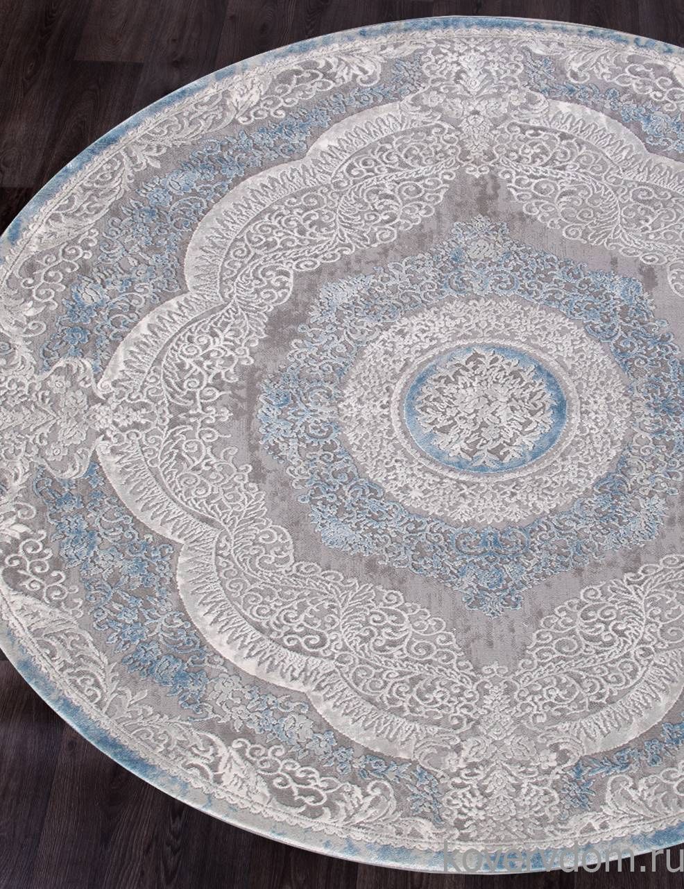 Ковер ARMINA 03880A BLUE / BLUE Круг Ковер ARMINA 03880A BLUE / BLUE Круг