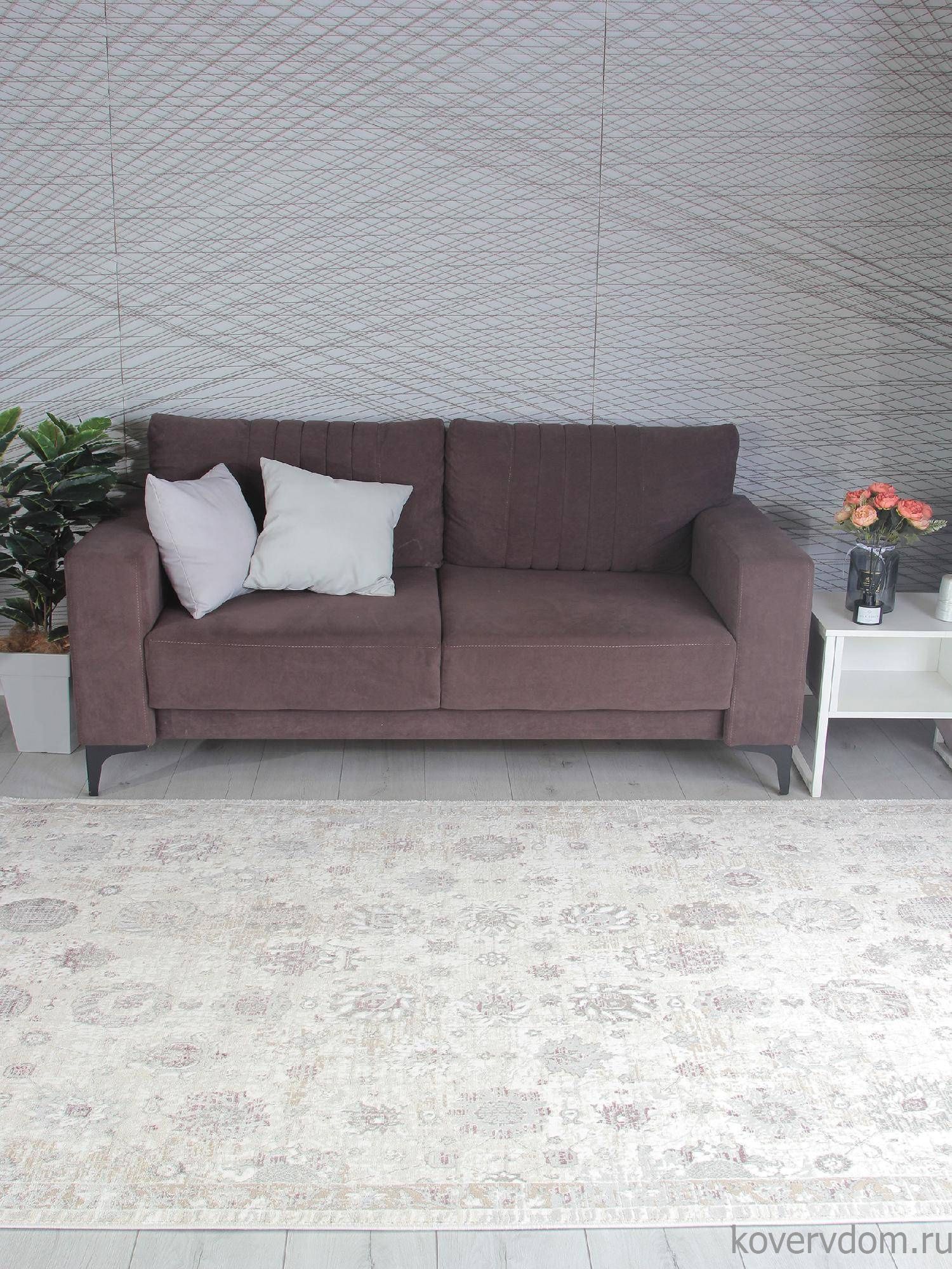 Ковер LILY 9312A S.WHITE / P.LILAC