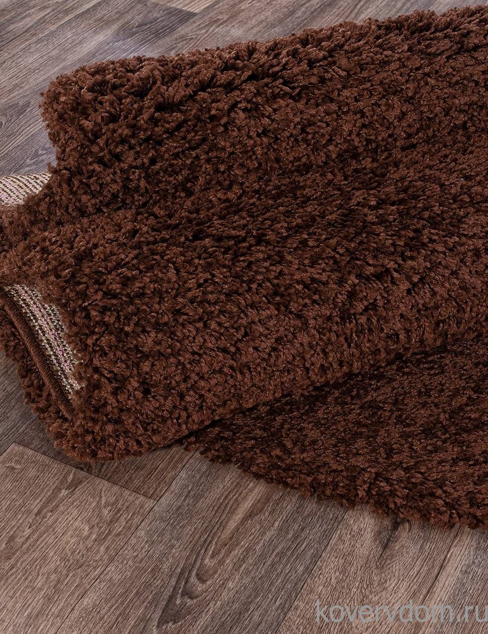 Ковер SHAGGY ULTRA S600 BROWN Овал