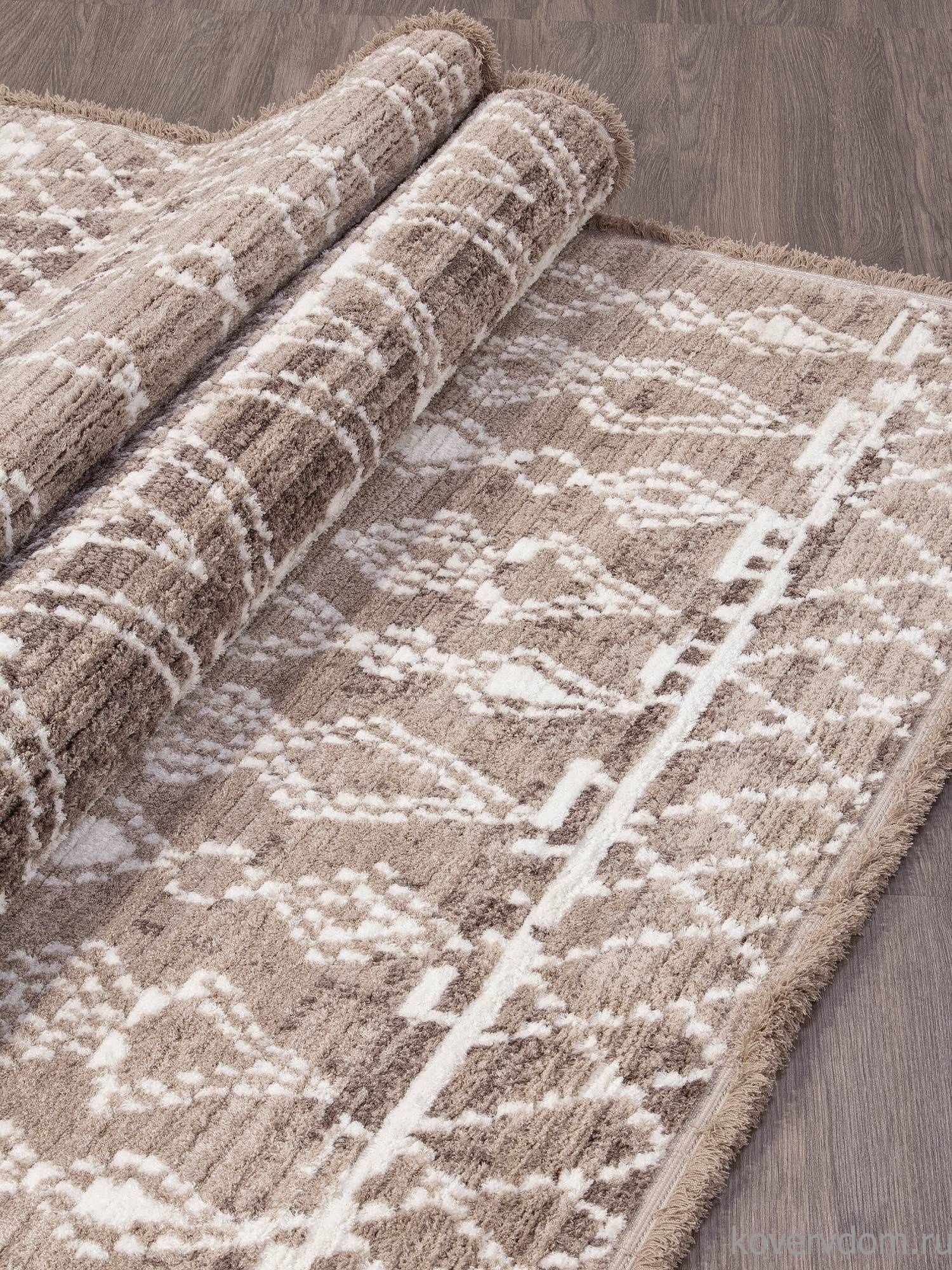 Ковер JOLI A932AC L.BEIGE / P.WHITE