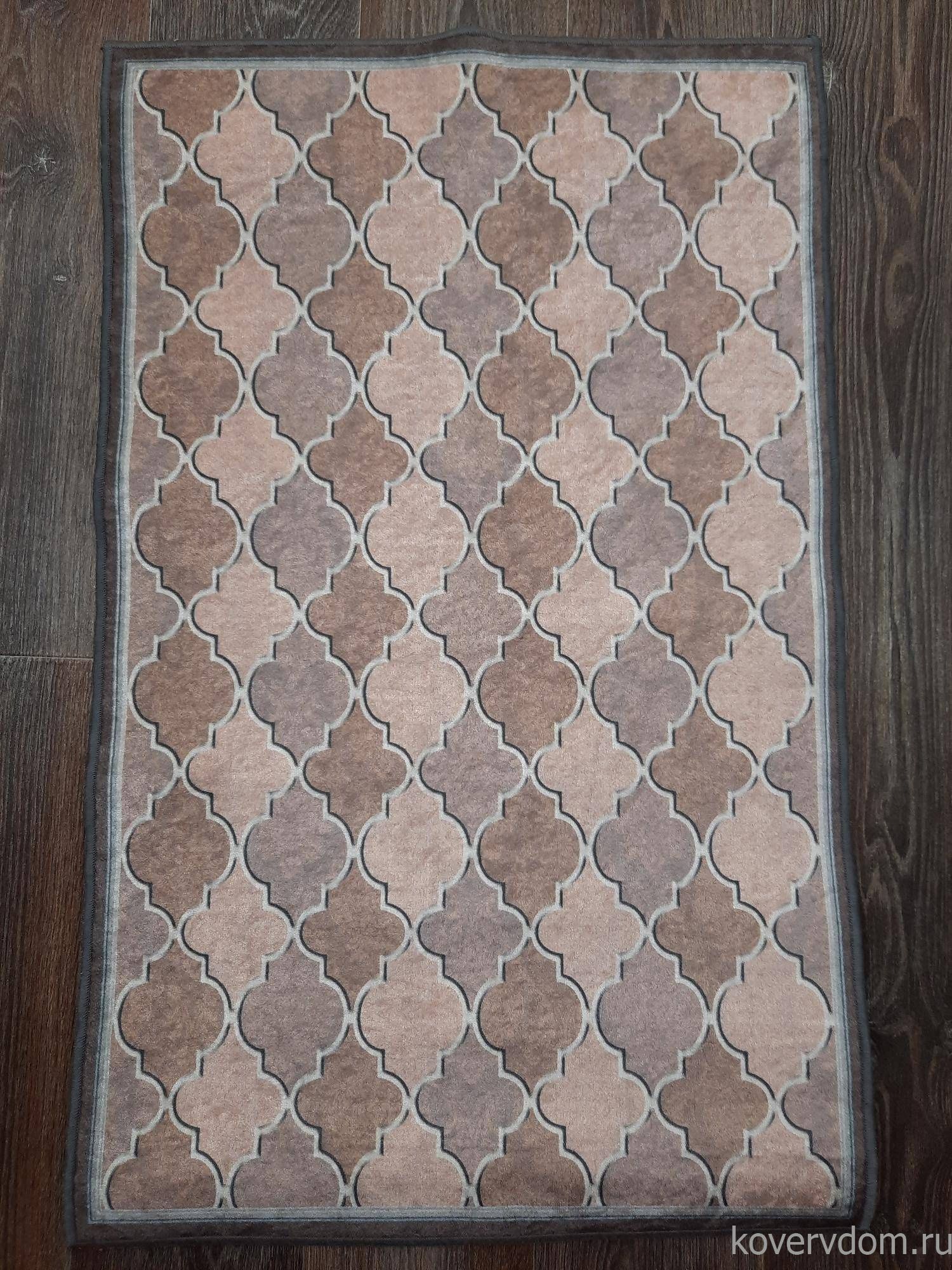 Ковер Decovilla 21023.101 HANZADE Светло-коричневый Ковер Decovilla 21023.101 HANZADE Светло-коричневый