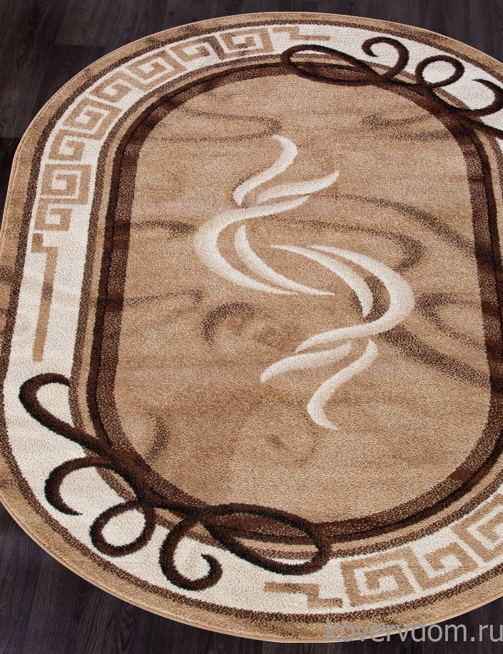 Ковер SUNRISE 2 D055 BEIGE Овал Ковер SUNRISE 2 D055 BEIGE Овал