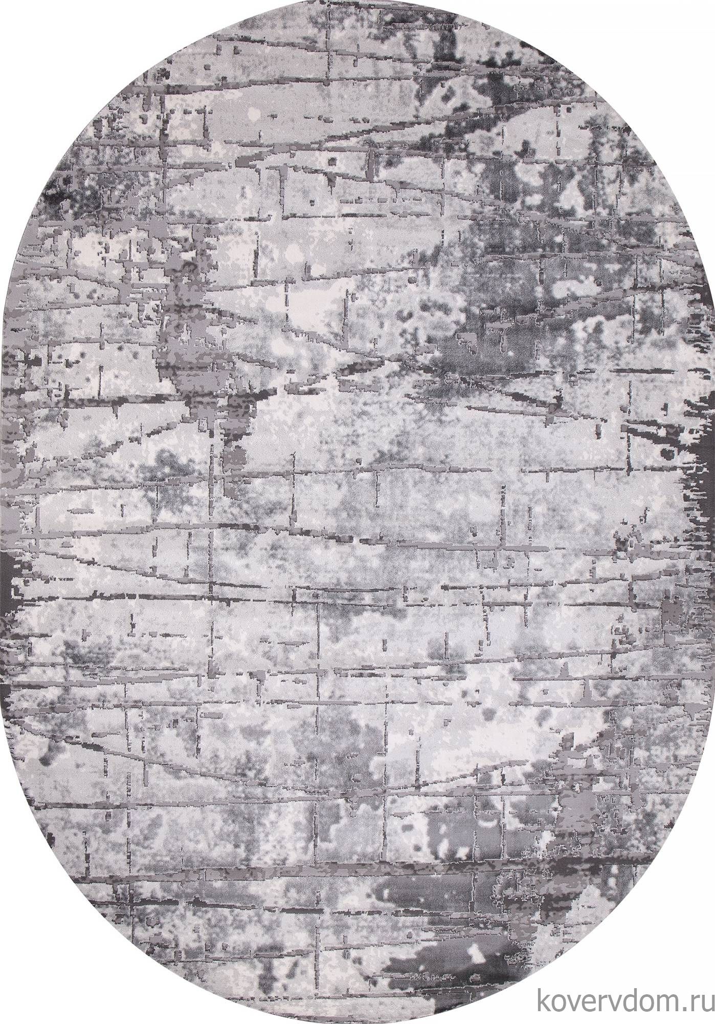 Ковер ARMINA 03752A GREY / GREY Овал Ковер ARMINA 03752A GREY / GREY Овал