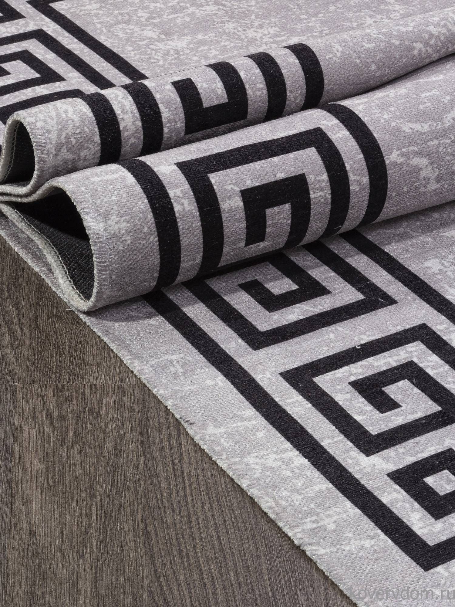 Ковер LOTUS AB194A GREY / BLACK