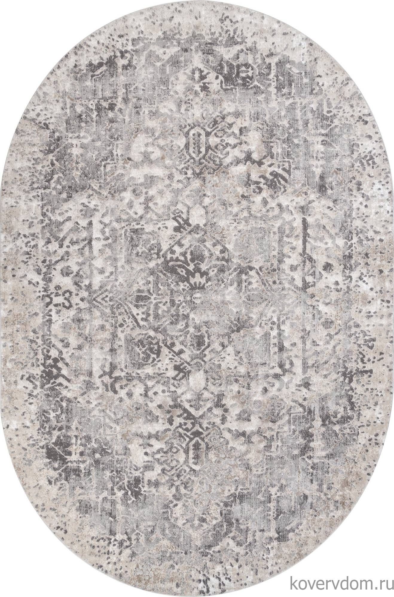 Ковер KIRKE 02946D BEIGE / BEIGE Овал