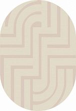 Прямоугольный ковер DIOS F439 LIGHT CREAM Овал
