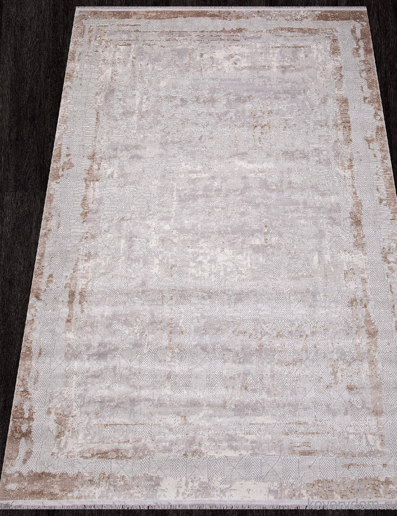 Ковер ALANYA 22464A WHITE / GREY SHR Ковер ALANYA 22464A WHITE / GREY SHR